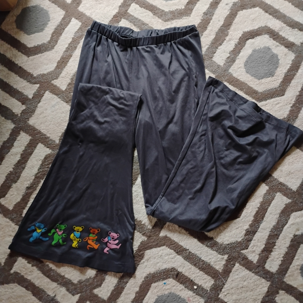 Grateful Dead Leggings Gray Size Large